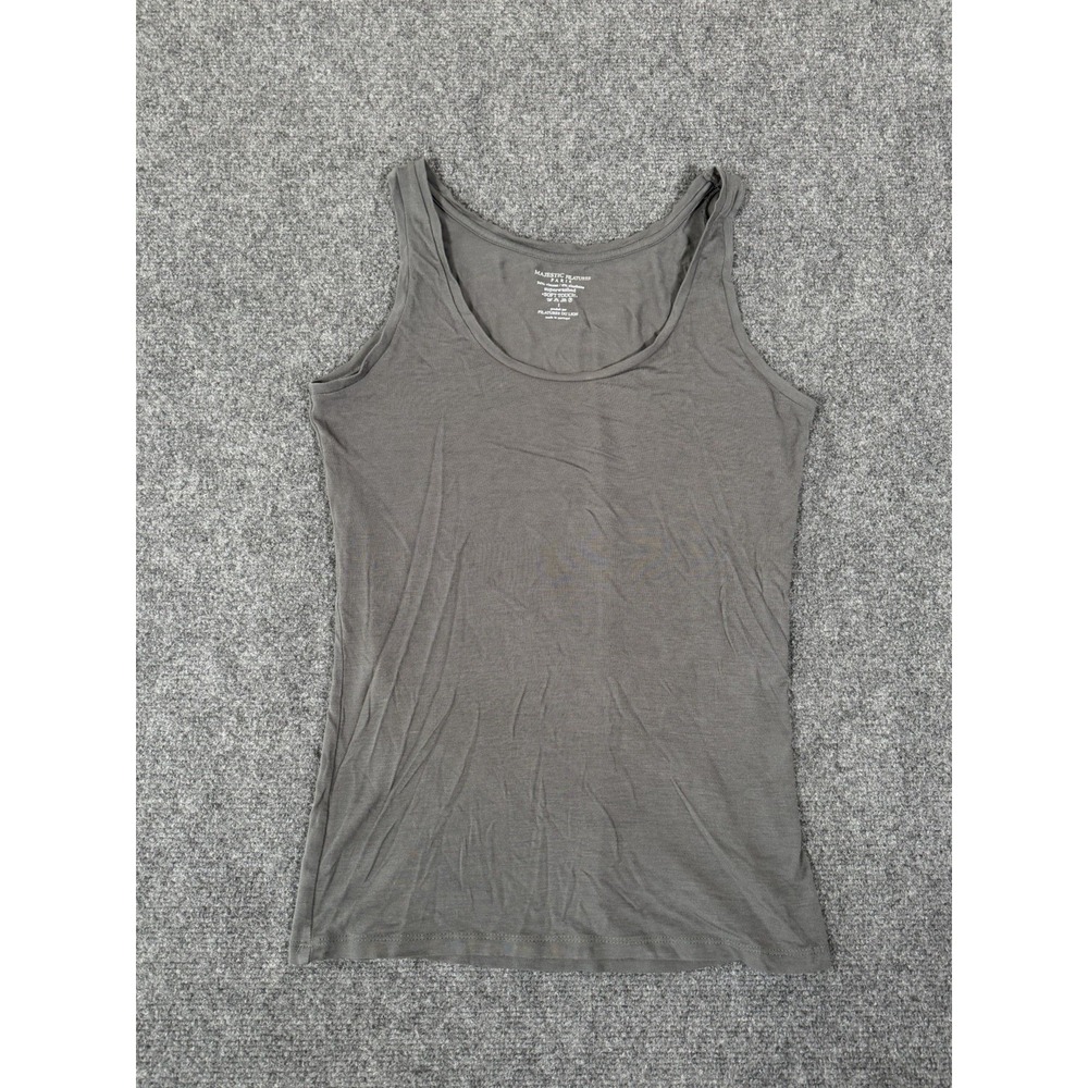 Majestic Filatures Deluxe Tank Size 1 Gray Superwashed Soft Touch Luxury Basic